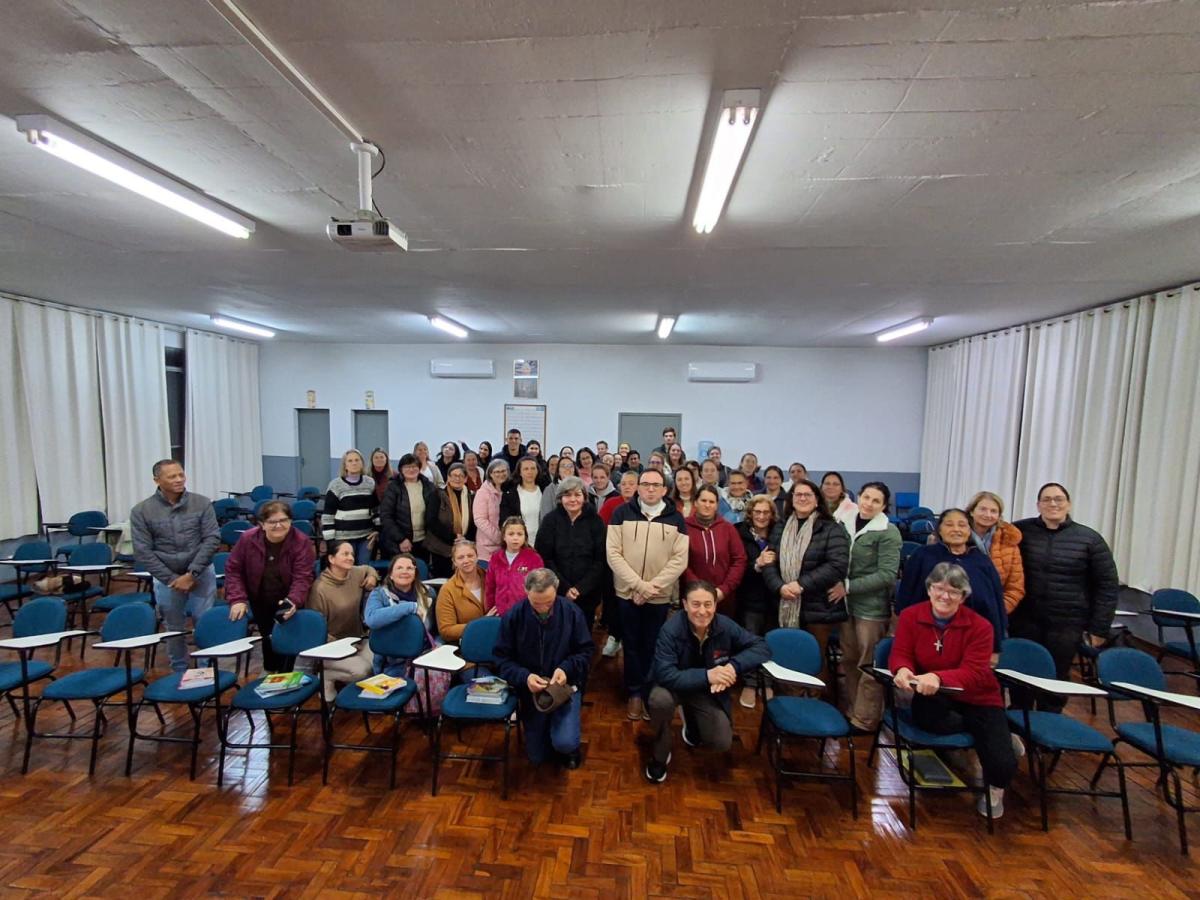 Diocese de Joaçaba conclui visitas às 27 paróquias e fortalece a implantação dos novos itinerários de catequese