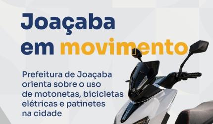 Prefeitura de Joaçaba orienta sobre o uso de motonetas, bicicletas elétricas e patinetes na cidade